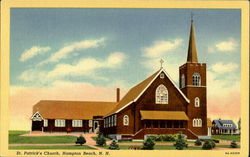 St. Patrick'S Church Hampton Beach, NH Postcard Postcard