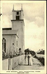 After Rehearsal, North Congregational Church Postcard