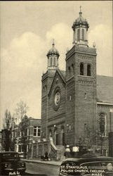 St. Stanilaus Polish Church Postcard
