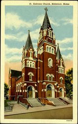 St. Andrews Church Biddeford, ME Postcard Postcard