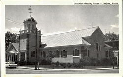 Unitarian Meeting House Sanford, ME Postcard Postcard