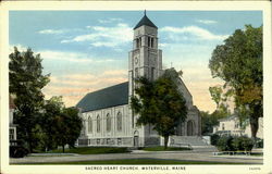 Sacred Heart Church Postcard