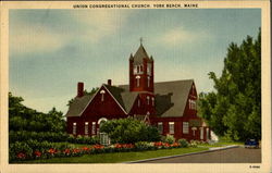 Union Congregational Church York Beach, ME Postcard Postcard