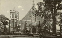 Church Of Our Lady Immaculate Athol, MA Postcard Postcard