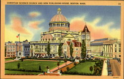 Christian Science Church And New Publishing House Postcard