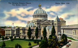 The Christian Sceince Church, The Mother Church Boston, MA Postcard Postcard