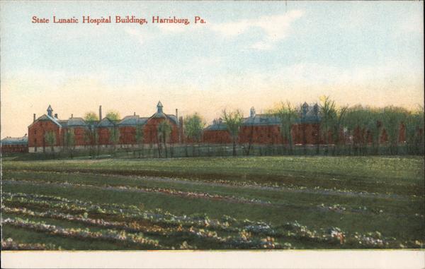 State Lunatic Hospital Building Insane Hospital Harrisburg Pennsylvania