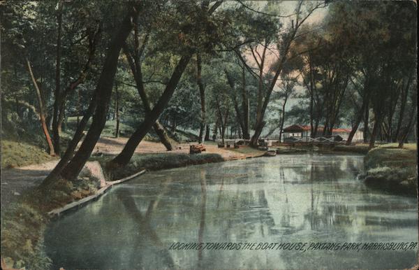 Looking Towards the Boat House, Paxtang Park Harrisburg Pennsylvania