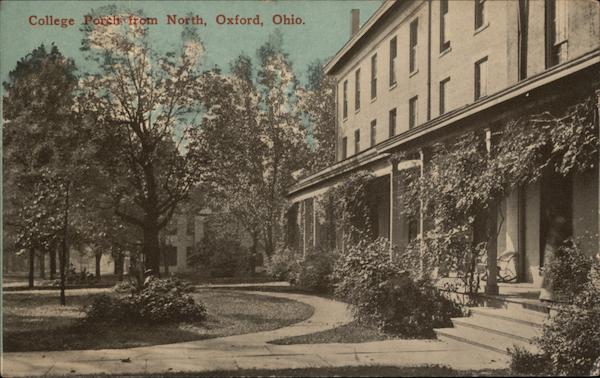 College Porch from North Oxford Ohio