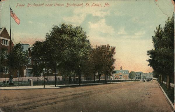 Page Boulevard near Union Boulevard St. Louis Missouri