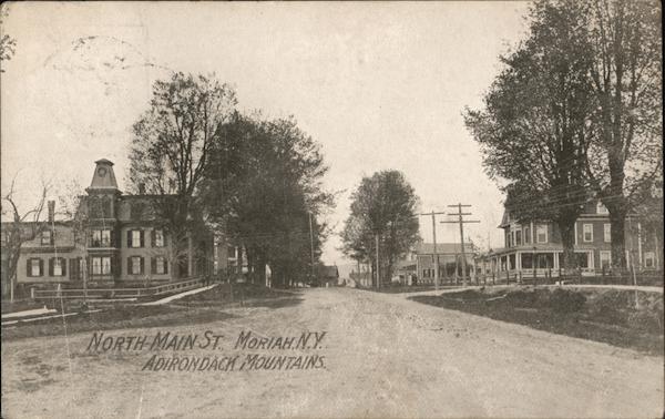 North Main Street, Adirondack Mountains Moriah New York