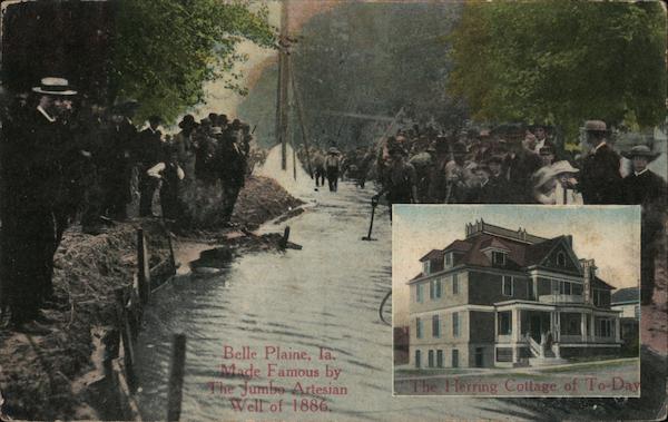 Jumbo Artesian Well of 1886 Belle Plaine Iowa