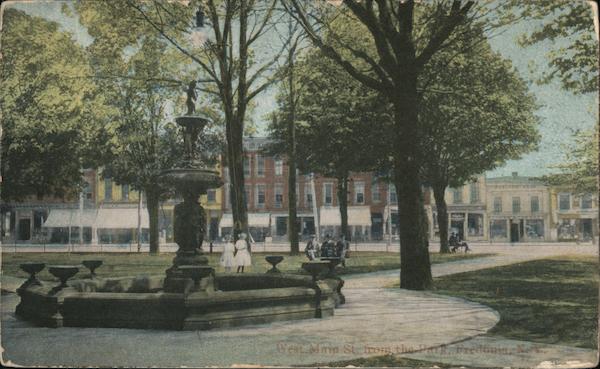West Main Street from the Park Fredonia New York