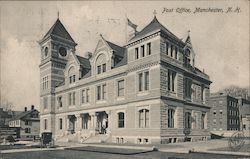 Post Office Manchester, NH Postcard Postcard Postcard