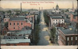 North Second Street from Union Trust Building Harrisburg, PA Postcard Postcard Postcard