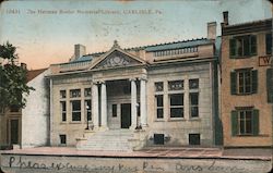 The Herman Bosler Memorial Library Postcard