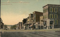 Market Street Looking In From Thirteenth Postcard