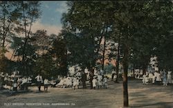 Play Ground, Reservoir Park Harrisburg, PA Postcard Postcard Postcard