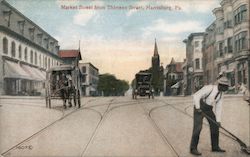 Market Street from Thirteen Street Harrisburg, PA Postcard Postcard Postcard