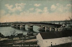 Camel Back Bridge Harrisburg, PA Postcard Postcard Postcard