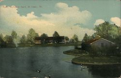 Lake in Lafayette Park St. Louis, MO Postcard Postcard Postcard