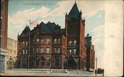 Central High School Postcard