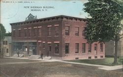 New Sherman Building Postcard