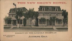 The New Brown Hotel Postcard