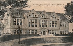 Oberlin's New Carnegie Library Postcard