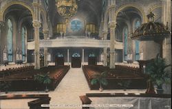 Interior St. Benedict's Church Postcard