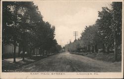 East Main Street Ligonier, PA Postcard Postcard Postcard