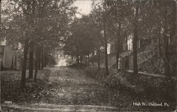 High Street Oakland, PA Postcard Postcard Postcard