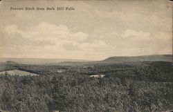 Pocono Knob From Buck Hill Falls Postcard