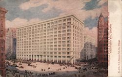 Marshall Field & Co.'s Store from State and Washington Streets Postcard