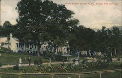 Georgia Row Cottages Postcard