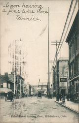 Third Street Looking East Postcard