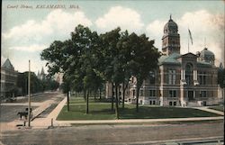 Kalamazoo County Court House Postcard