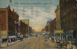 Howard St., Looking North Akron, OH Postcard Postcard Postcard