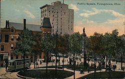 Public Square Youngstown, OH Postcard Postcard Postcard