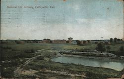 National Oil Refinery Postcard