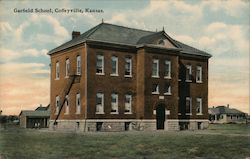 Garfield School Coffeyville, KS Postcard Postcard Postcard