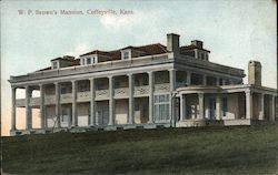 W.P. Brown's Mansion Postcard