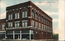 Masonic Building Postcard