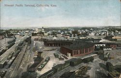 Missouri Pacific Terminal Coffeyville, KS Postcard Postcard Postcard