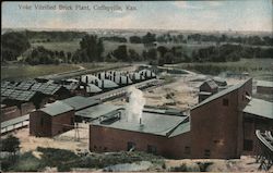 Yoke Vitrified Brick Plant Coffeyville, KS Postcard Postcard Postcard