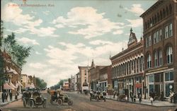 Main St. Independence, KS Postcard Postcard Postcard