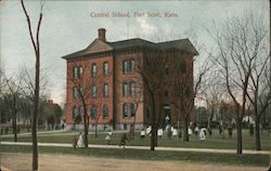 Central School Postcard