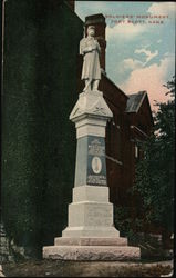 Soldiers' Monument Fort Scott, KS Postcard Postcard Postcard