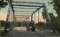 Arkansas River Bridge Dodge City, KS Postcard Postcard Postcard