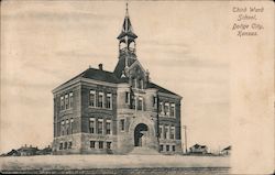 Third Ward School Dodge City, KS Postcard Postcard Postcard